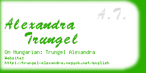 alexandra trungel business card